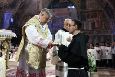Professione temporanea nell Ordine dei Frati Minori Conventuali • San